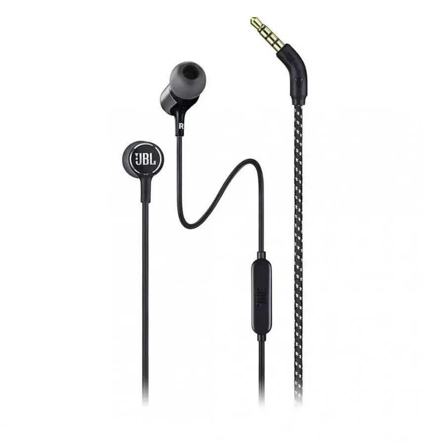 Wired earphones Jack 3,5 mm with microphone JBL T50HI 360 black