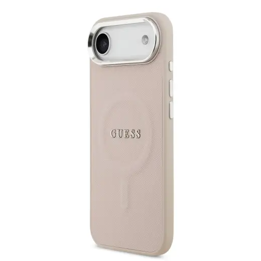 Guess PU Saffiano MagSafe Case for iPhone Air Pink