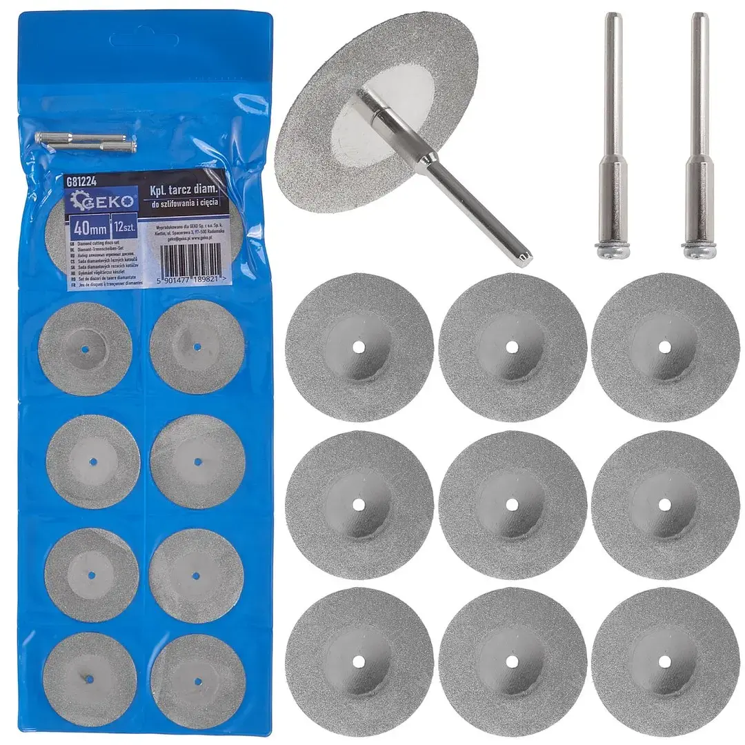 12 gab. dimanta griešanas disku 40mm komplekts