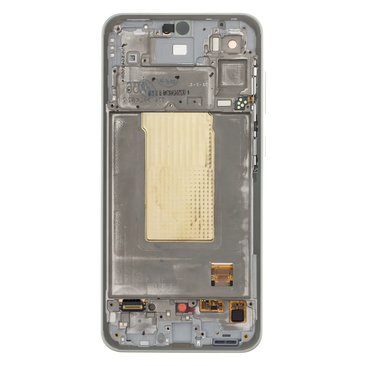 LCD display + Touch Unit + Front Cover Samsung A366B Galaxy A36 5G Lime (Service Pack)