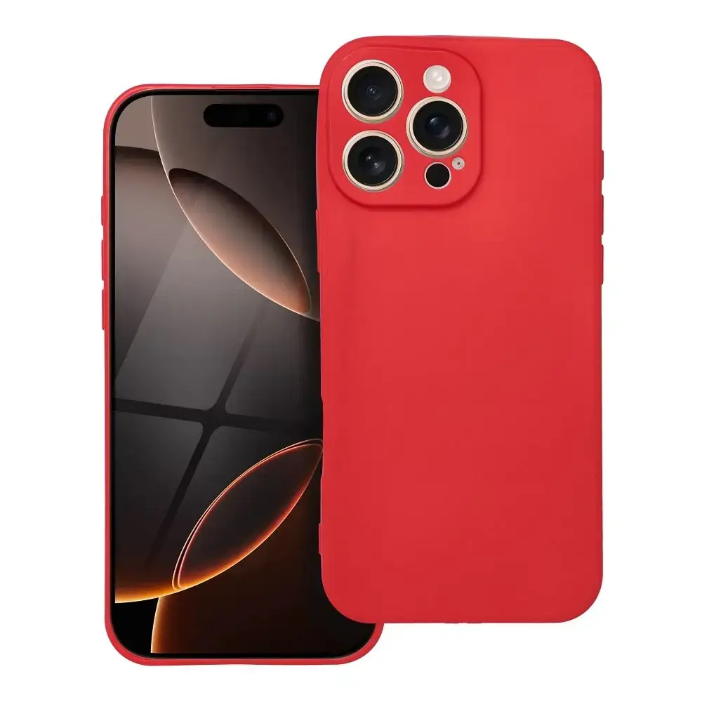 Soft maciņš telefonam iPhone 16 Pro Max sarkans