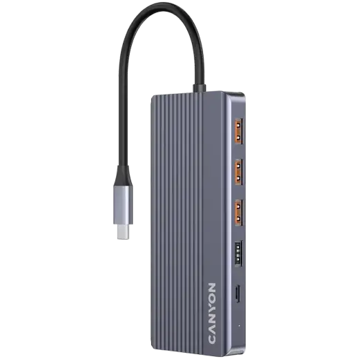 CANYON hub DS-16 13in1 4k USB-C Grey