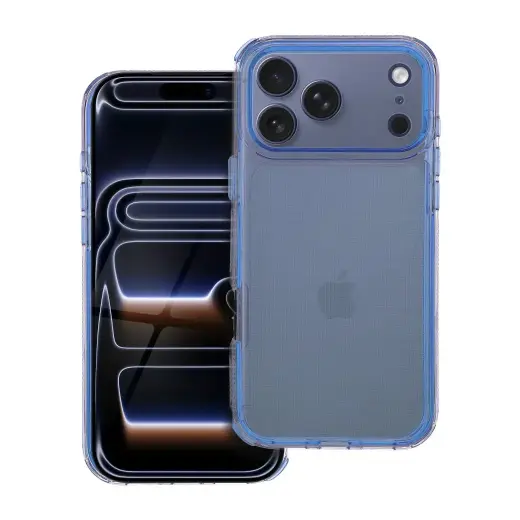MATRIX CLEAR maciņš telefonam iPhone 17 Pro Max zils