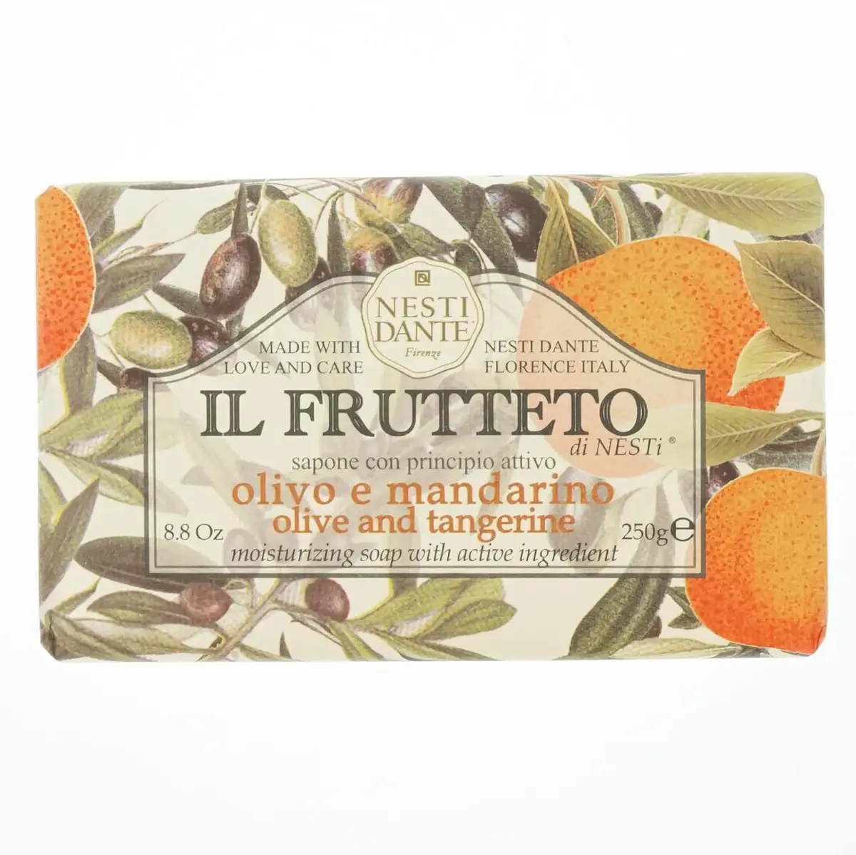 Nesti Dante, Il Frutteto, Olive & Tangerine, Soap Bar, 250 g