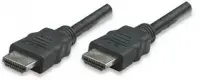 MANHATTAN  HDMI HEC  ARC  3D  4K  Male to Male  Black  2 m