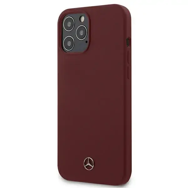 Mercedes MEHCP12LSILRE iPhone 12 Pro Max 6,7" czerwony|red hardcase Silicone Line
