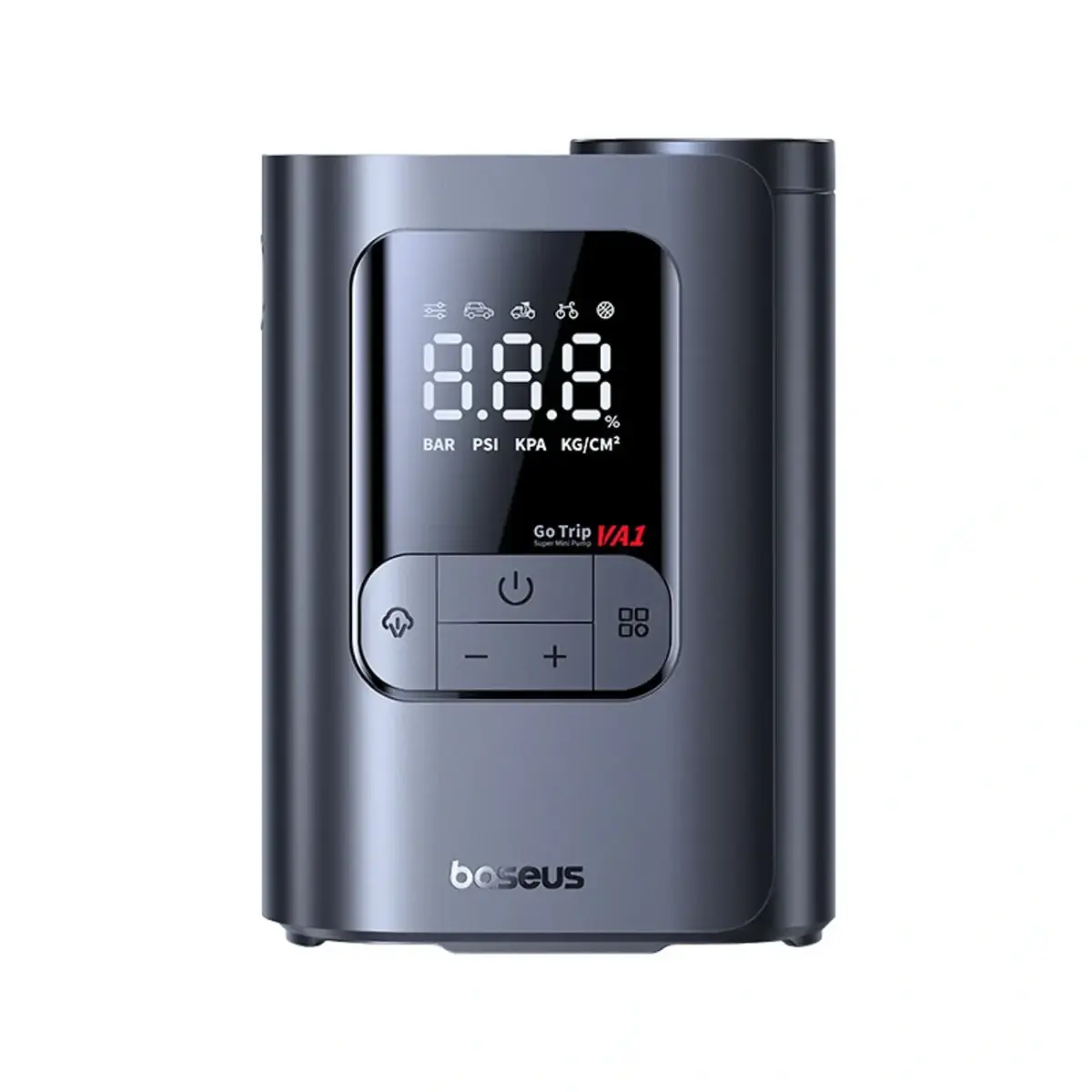 Baseus GoTrip VA1 Super Mini Wireless Air Compressor with 3 Tips - Black