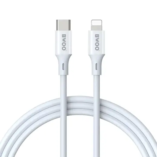 BWOO провод для передачи данных и зарядки | USB-C на Lightning | PD | 27W | 2m