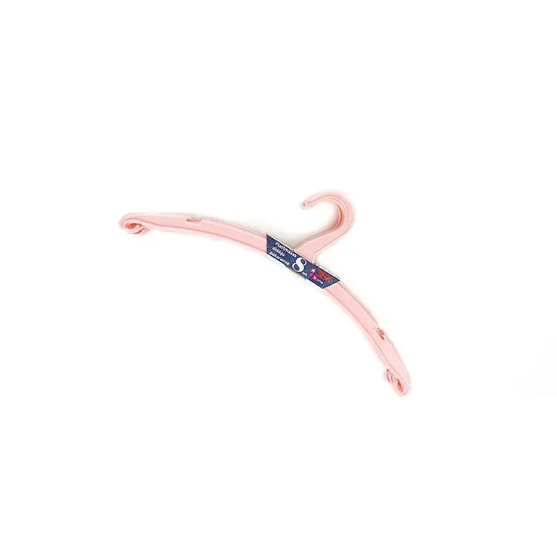 Drēbju pakaramais plastmasas 41x16cm, 8gb rozā