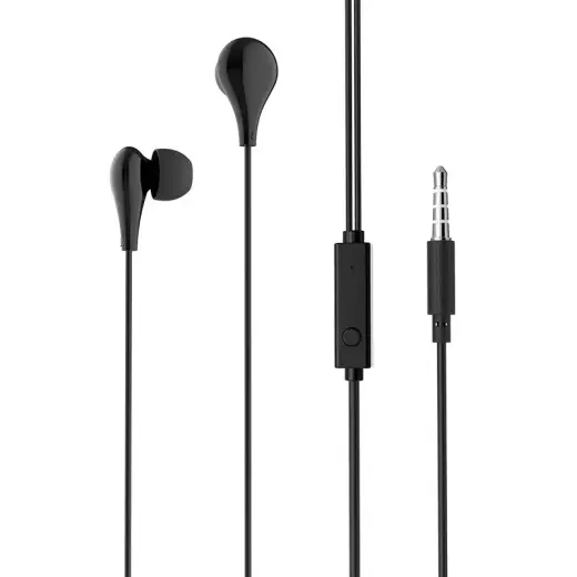 Borofone Earphones BM24 Milo with microphone black