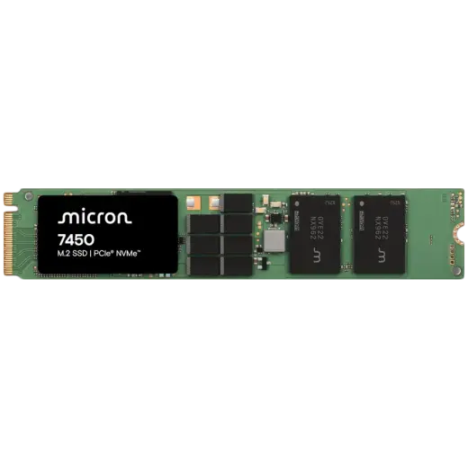 Micron 7450 PRO 960GB NVMe M.2 (22x110) Non-SED Enterprise SSD [Single Pack]