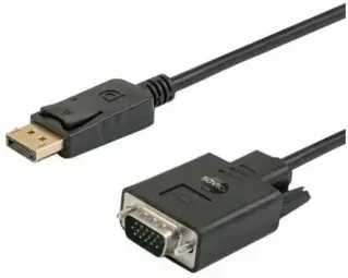 Kabelis SAVIO DisplayPort - VGA 1.8m