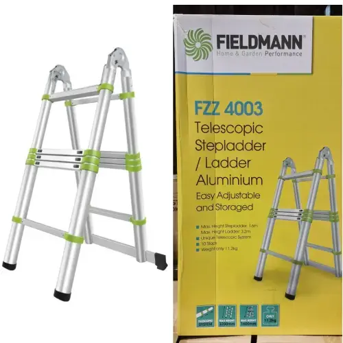 Fieldmann FZZ 4003 Teleskopiskās kāpnes 3,2m (Bojāts iepakojums)