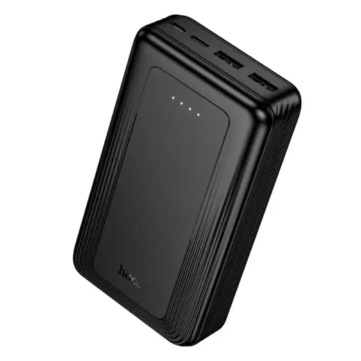 Hoco J165A Power Bank | 20,000 mAh | 10W | USB-A, USB-C, Micro USB | black