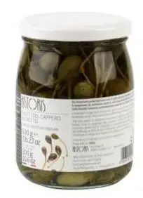 Kaperi lieli vīna etiķī RISTORIS, 530g/300g
