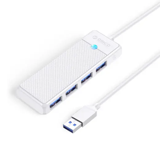 Orico PAPW4A-U3 USB Hub 4-port 4x USB-A 3.0 1.8 m - white