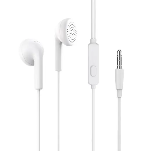 Borofone Earphones BM40 Sage with microphone white