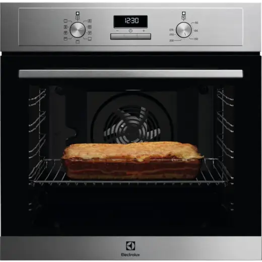 Electrolux cepeškrāsns, iebūv., 72l, tērauda ar pārklājumu pret pirkstu nospiedumiem