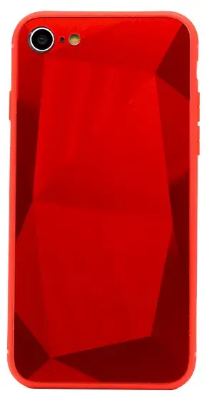 Fusion Diamond Stone Back Case Silikona Aizsargapvalks Priekš Apple iPhone 11 Sarkans