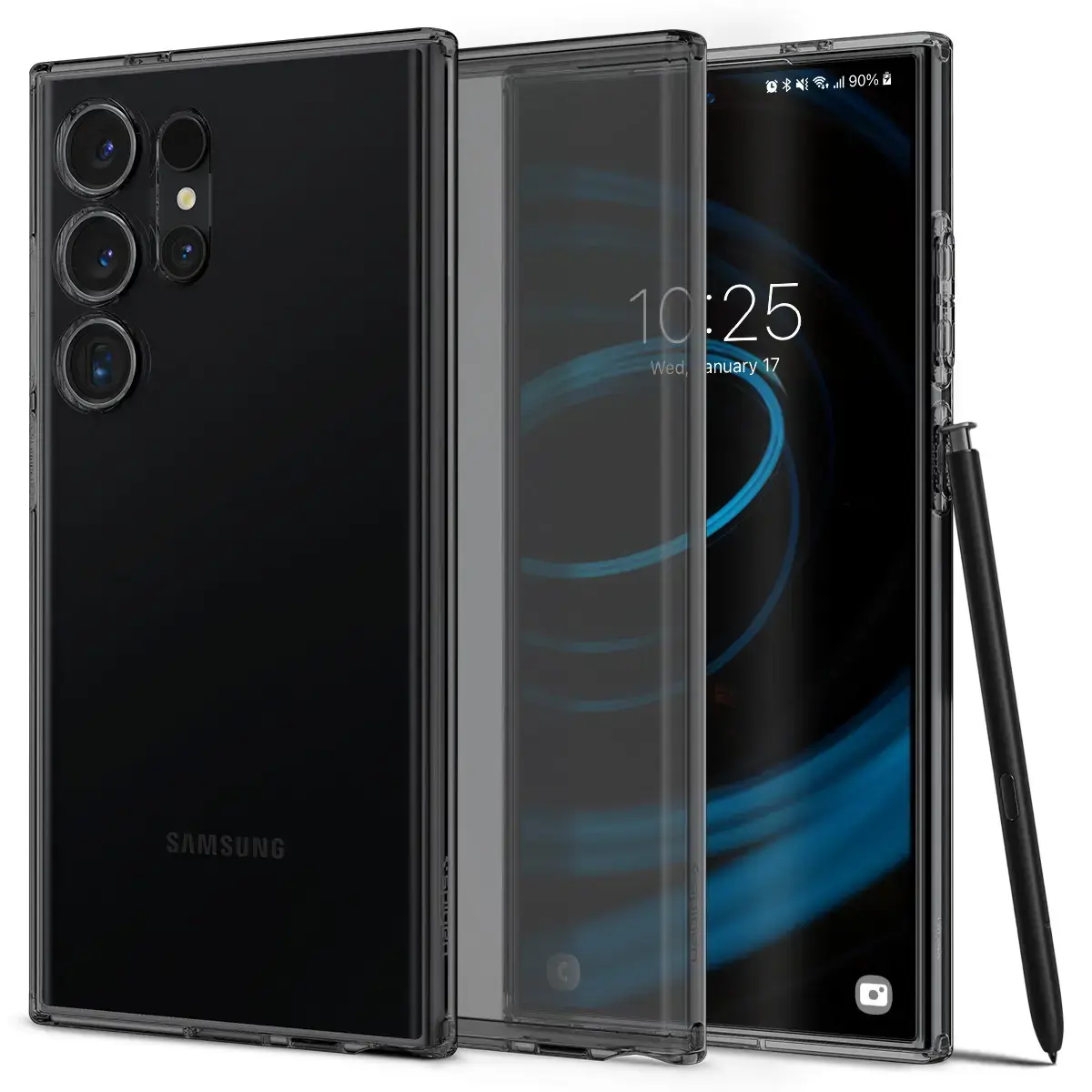 Case SPIGEN Liquid Crystal ACS07284 for Samsung Galaxy S24 Ultra - Space Crystal