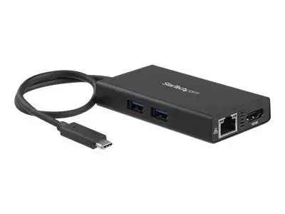 StarTech.com USB-C multiport adapter - USB-C|HDMI|USB 3.0|RJ45 - 9.6 cm