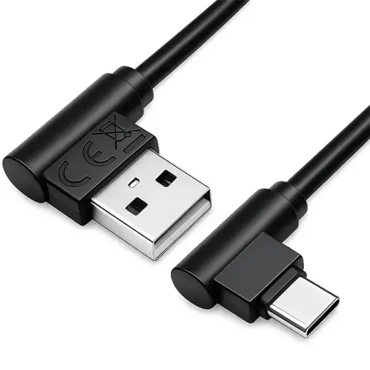 Qoltec duomenų perdavimo ir įkrovimo laidas | USB-C į USB-A | 1m