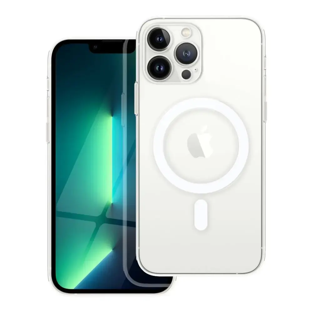 Clear Mag maciņš ar MagSafe atbalstu telefonam iPhone 13 Pro Max caurspīdīgs