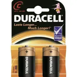 Duracell C2 Basic Alkaline LR14 2 pack