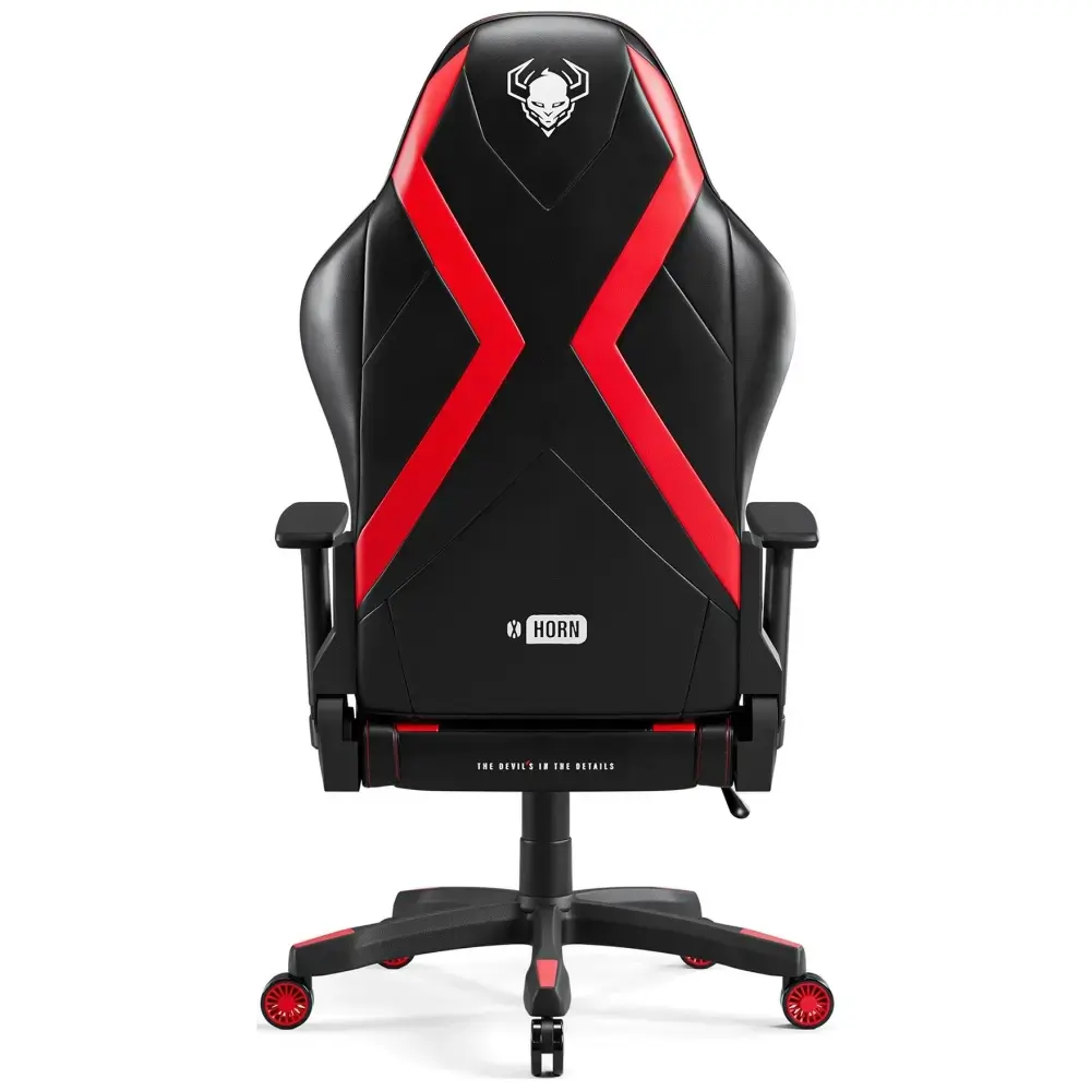 Gaming chair Diablo Chairs X-Horn 2.0 Normal Size black-red