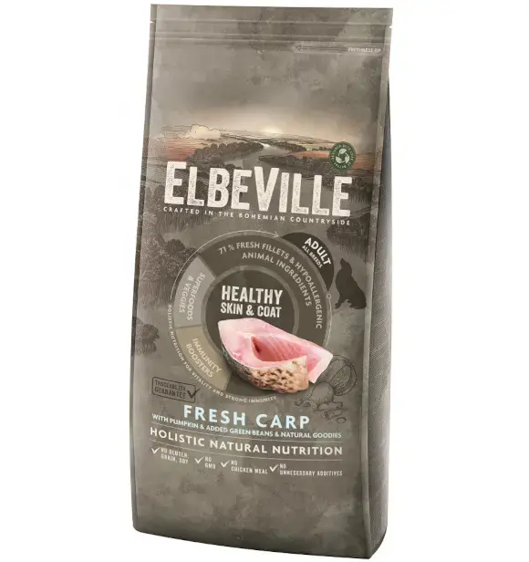 Сухой корм для собак - ELBEVILLE Adult All Breeds Fresh Carp Healthy Skin and Coat 20 кг