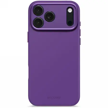 Decoded AntiMicrobial Silicone Backcover MagSafe Case for iPhone 17 Pro Max - Purple