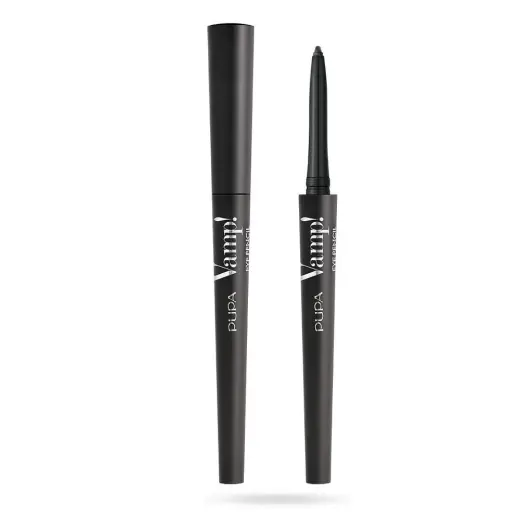 Pupa, Vamp!, Paraben-Free, Waterproof, Kohl Kajal Eyeliner, 100, Iconic Black, 0.35 g