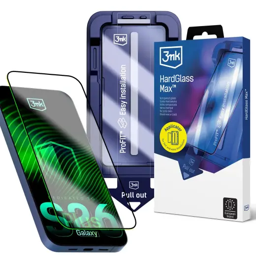 3mk Hardglass Max 9H karastatud kaitseklaas telefonile Galaxy S26+ (S947)