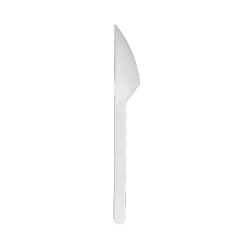 Plastmasas naži 17 cm, 100 gab., balti