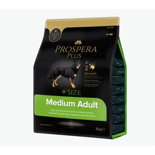 Barība suņiem – Prospera Plus Medium Adult, 3 kg