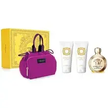 Eros Pour Femme Gift set EDP 100 ml, body lotion 100 ml, shower gel 100 ml and handbag