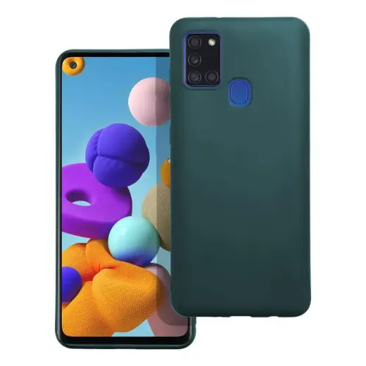 MATT phone case for Samsung Galaxy A21s (A217) green