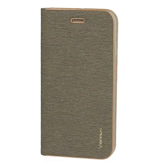 Vennus grāmatveida maciņš telefonam iPhone 11 Pro pelēks