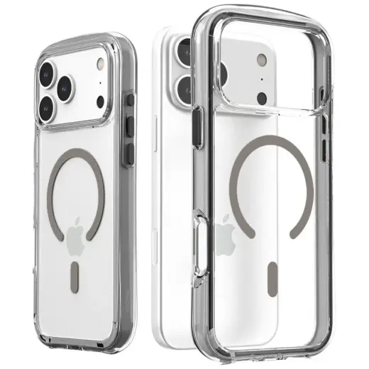 Araree Duple M Air MagSafe Case for iPhone 17 Pro Max Gray