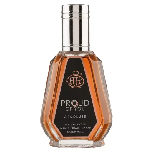 Fragrance World, Proud of You Absolute, Eau De Parfum, For Men, 50 ml