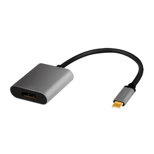 USB-C to DP|F adapter, 4K|60Hz, alu, 0.15m