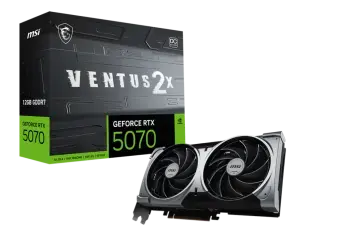 Videokarte MSI GeForce RTX 5070 Ventus 2X OC 12GB GDDR7 DLSS4