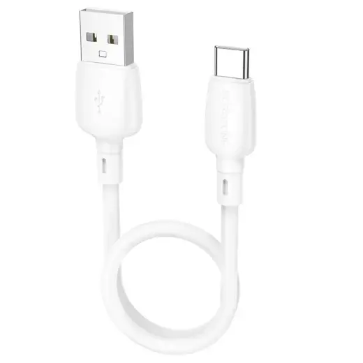 Borofone Cable BX93 Super Power - USB to Type C - 27W 3A 0,25 metres white