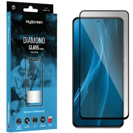 MS Diamond Glass Edge FG Vivo Y55t czarny|black Full Glue