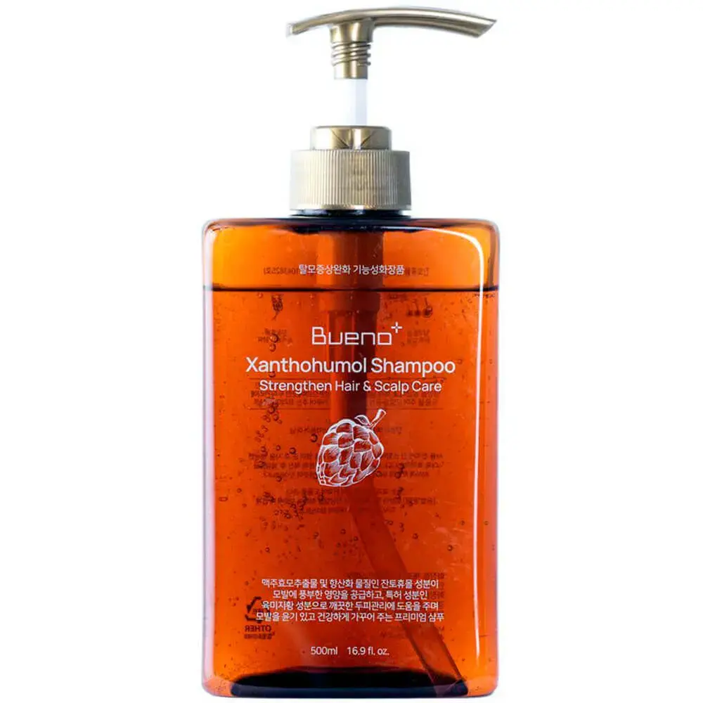 Bueno, Xanthohumol, Hair Shampoo, Strengthening & Anti-Hair Loss, 500 ml