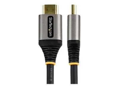 StarTech.com 16ft (5m) HDMI 2.1 Cable, Certified Ultra High Speed HDMI Cable 48Gbps, 8K 60Hz|4K 120Hz HDR10+ eARC, Ultra HD 8K HDMI Cable|Cord w|TPE Jacket, For UHD Monitor|TV|Display - Dolby Vision|Atmos, DTS-HD (HDMM21V5M) - HDMI cable with Ethernet - 5