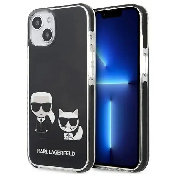 Karl Lagerfeld KLHCP13STPEKCK iPhone 13 mini 5,4" hardcase czarny|black Karl&Choupette