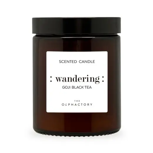 The Olphactory, Wandering Goji Black Tea, Goji, Scented Candle, 135 g