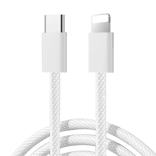 Joyroom S-A45 Ben Series datu pārraides un uzlādes vads | USB-C uz Lightning | 30W | 1m | balts