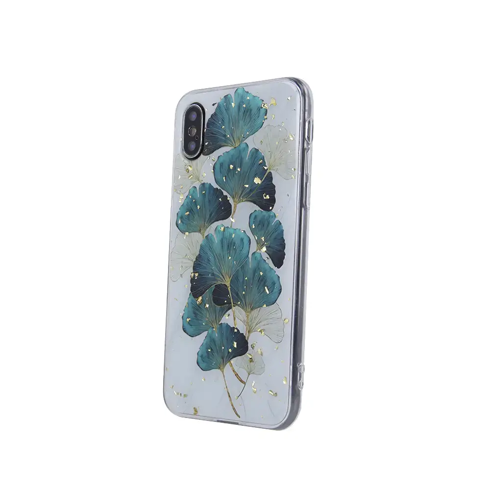 Fusion Gold Glam Leaves silikona aizsargapvalks Samsung A057 Galaxy A05S